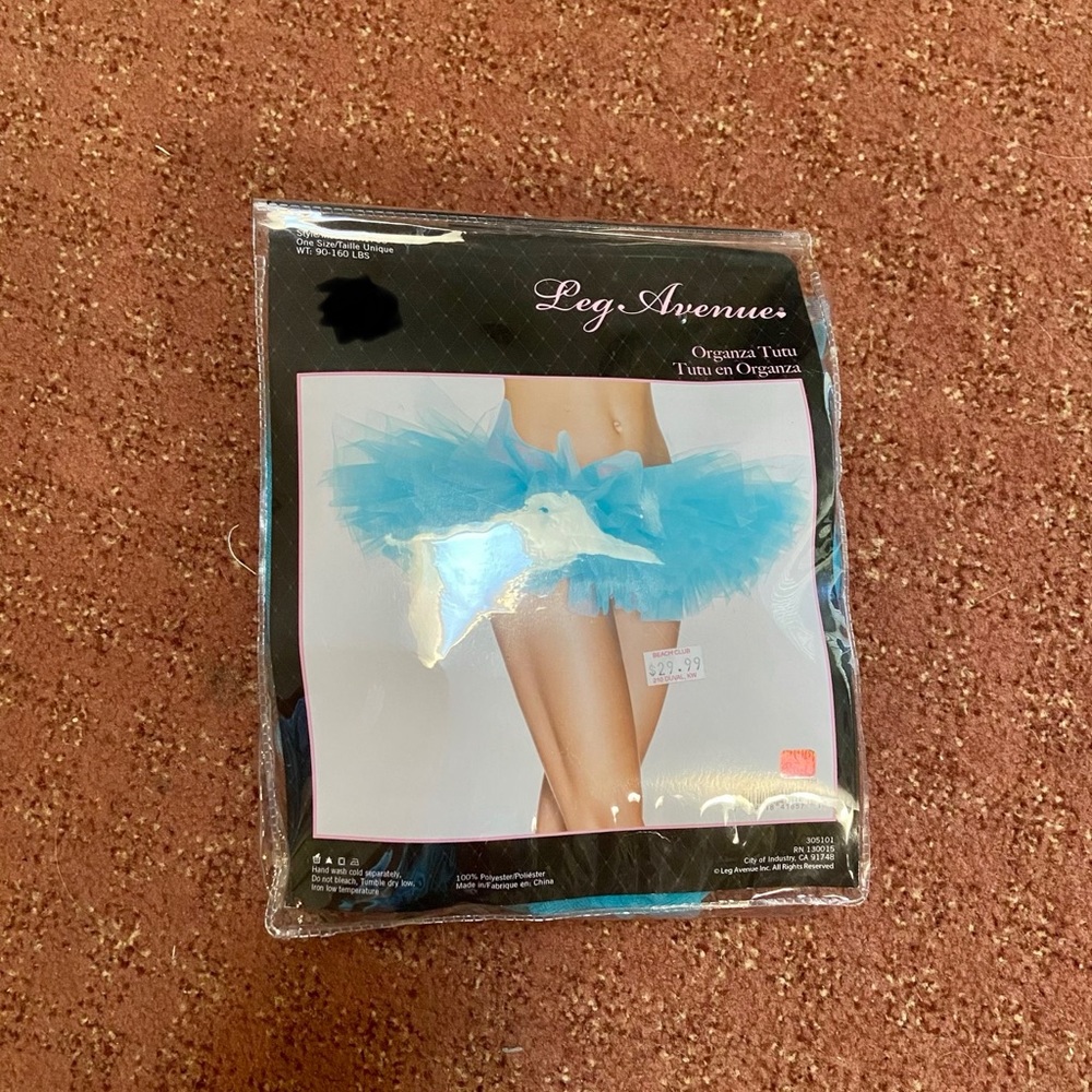 Leg Avenue Turquoise Tutu One Size Fits All
